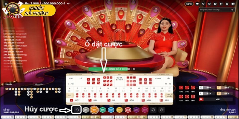 Sảnh tài xỉu tại FB88 là một không gian chơi game tuyệt vời